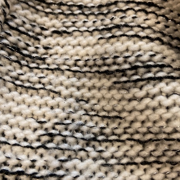 FOXY jeans hooded knit open cardigan with little silver threads - Picture 6 of 15